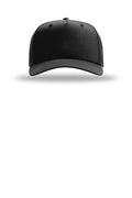 Richardson Champ Hi Pro Trucker Hat — 112FPC — Black flat front