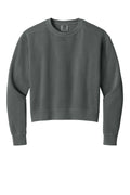 Comfort Colors Women's Mid-Length Crewneck Sweatshirt — 1566L — Pepper flat front