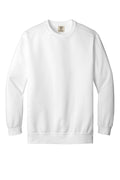 Comfort Colors Crewneck Sweatshirt — 1566 — White flat front