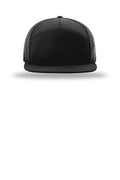 Richardson Cannon Perforated Performance Trucker Hat — 169 — Black flat front