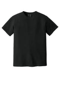 Comfort Colors 100% Cotton T-shirt - Embroidered — 1717 — Black flat front