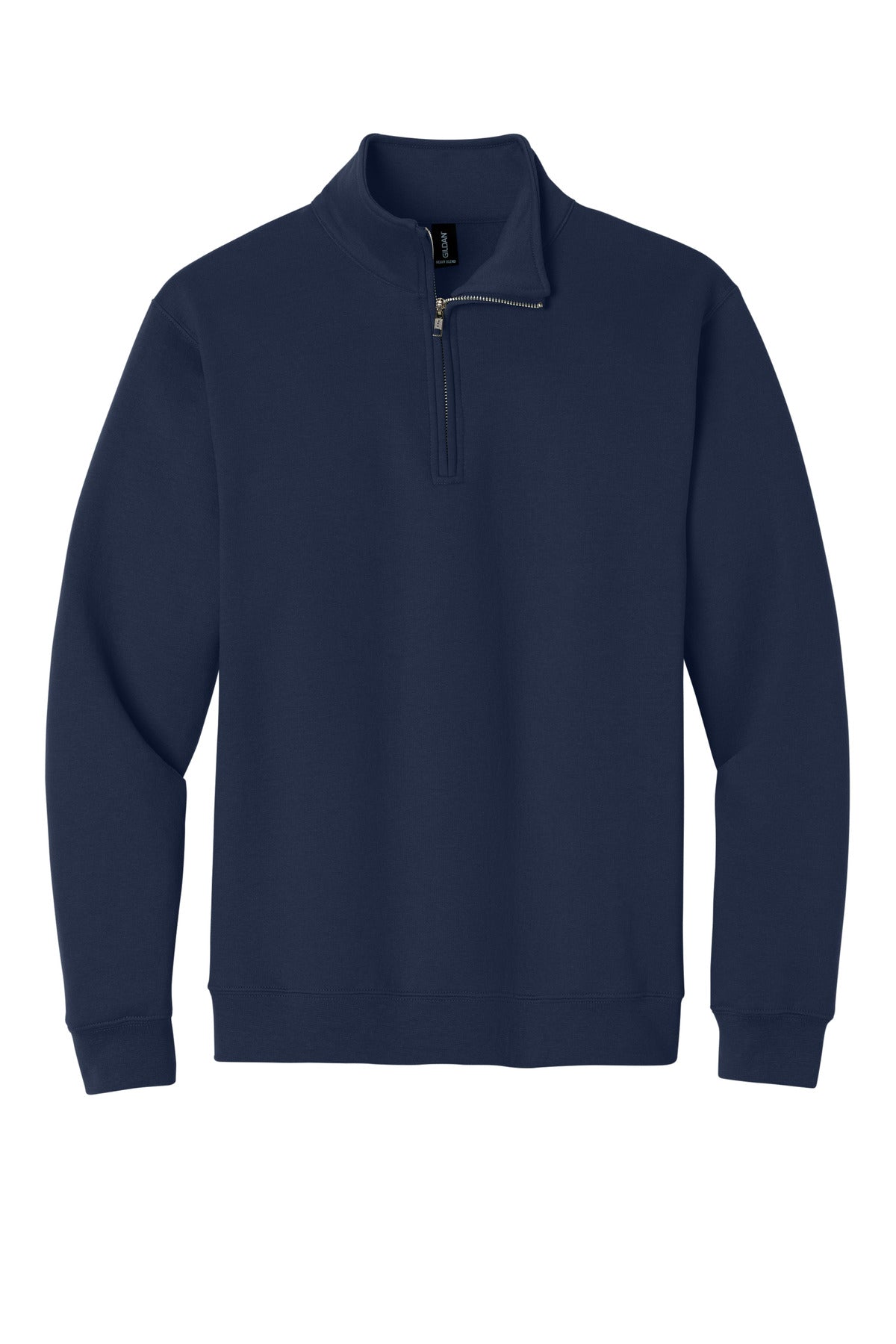 Gildan Heavy Blend Quarter Zip Sweatshirt — 18810 — Navy flat front