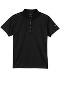Nike Women's Tech Basic Dri-FIT Polo — 203697 — Black flat front