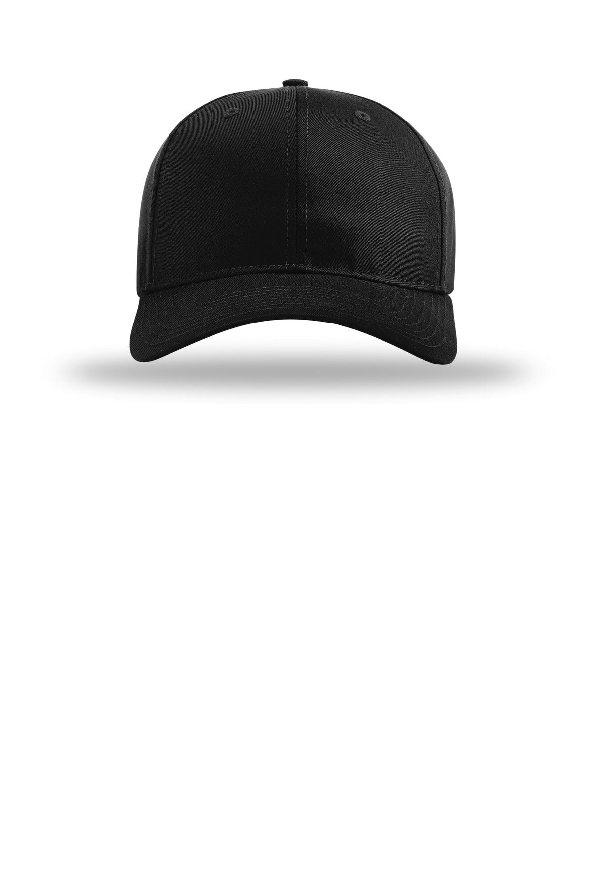 Richardson Pro Twill Snapback — 212 — Black flat front