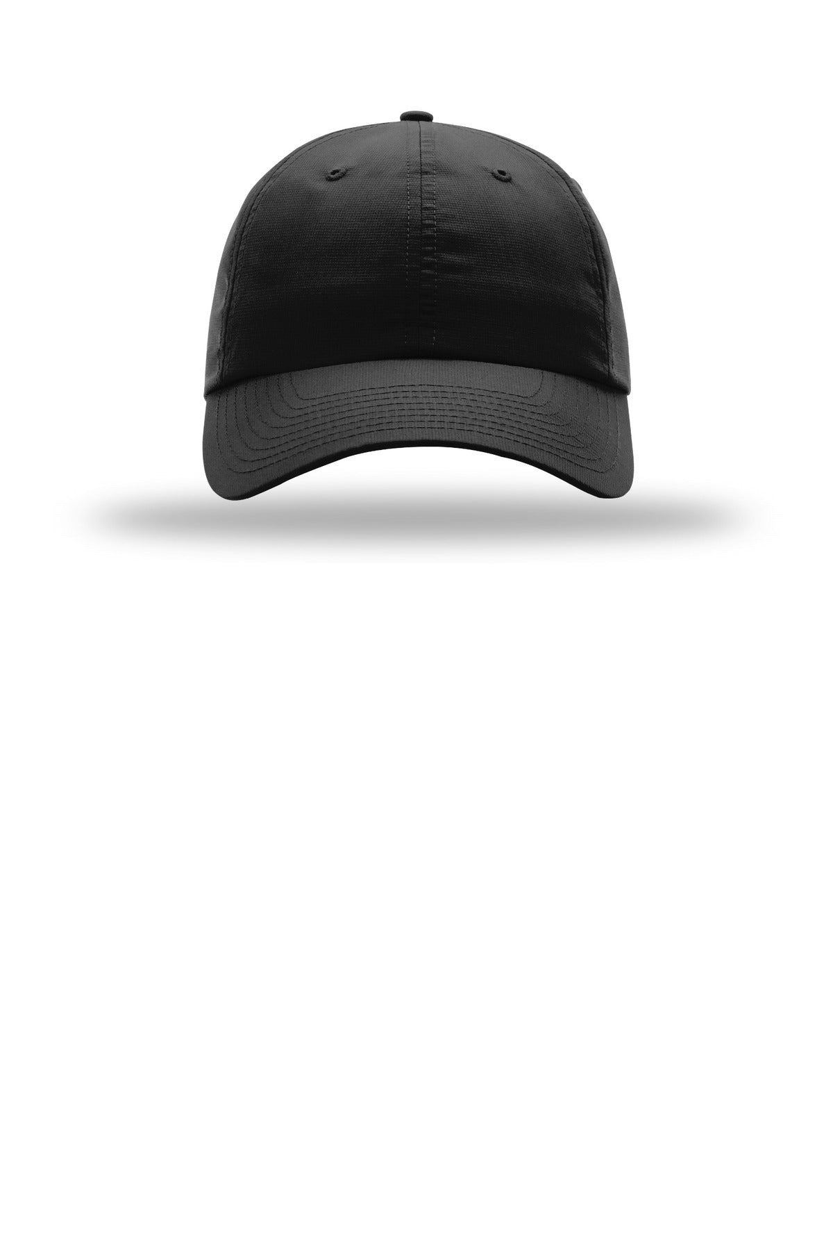 Richardson Relaxed Performance Lite Baseball Hat — 220 — Black flat front
