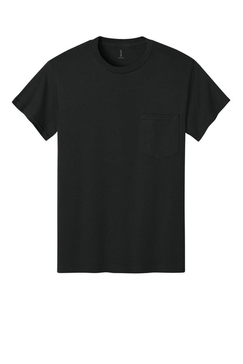 Canada - Gildan Ultra Cotton Pocket T-shirt — 2300 — Black flat front