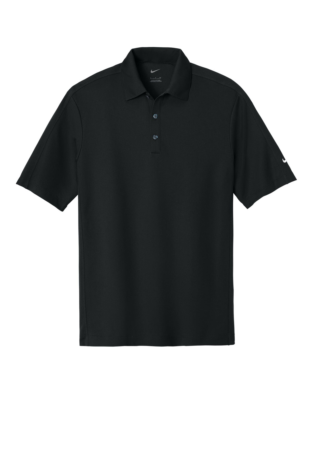 Nike Tech Sport Dri-FIT Polo — 266998 — Black flat front
