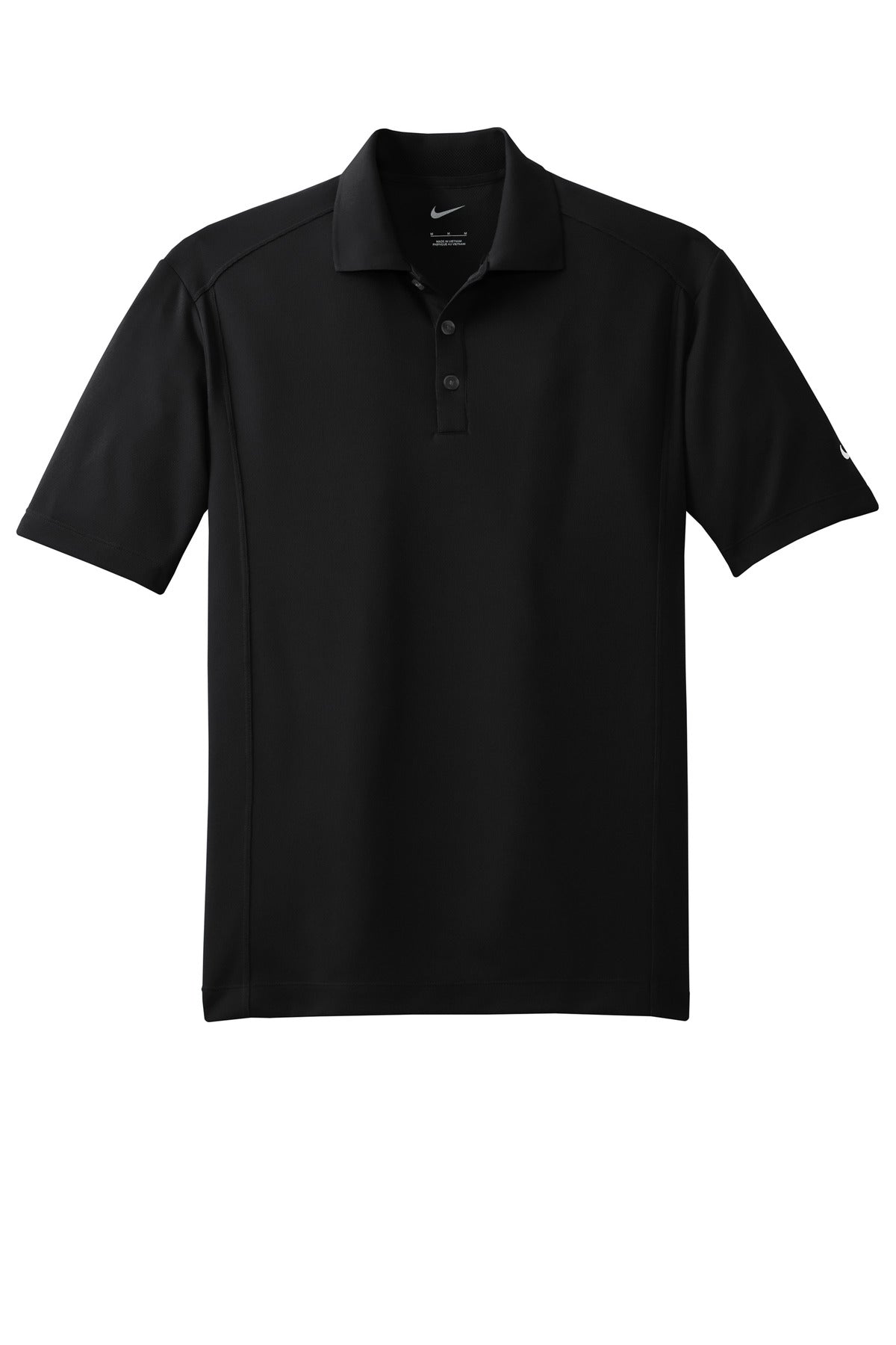 Nike Dri-FIT Classic Polo — 267020 — Black flat front