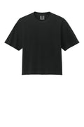 Comfort Colors Women's Heavyweight Boxy Tee — 3023CL — Black flat front
