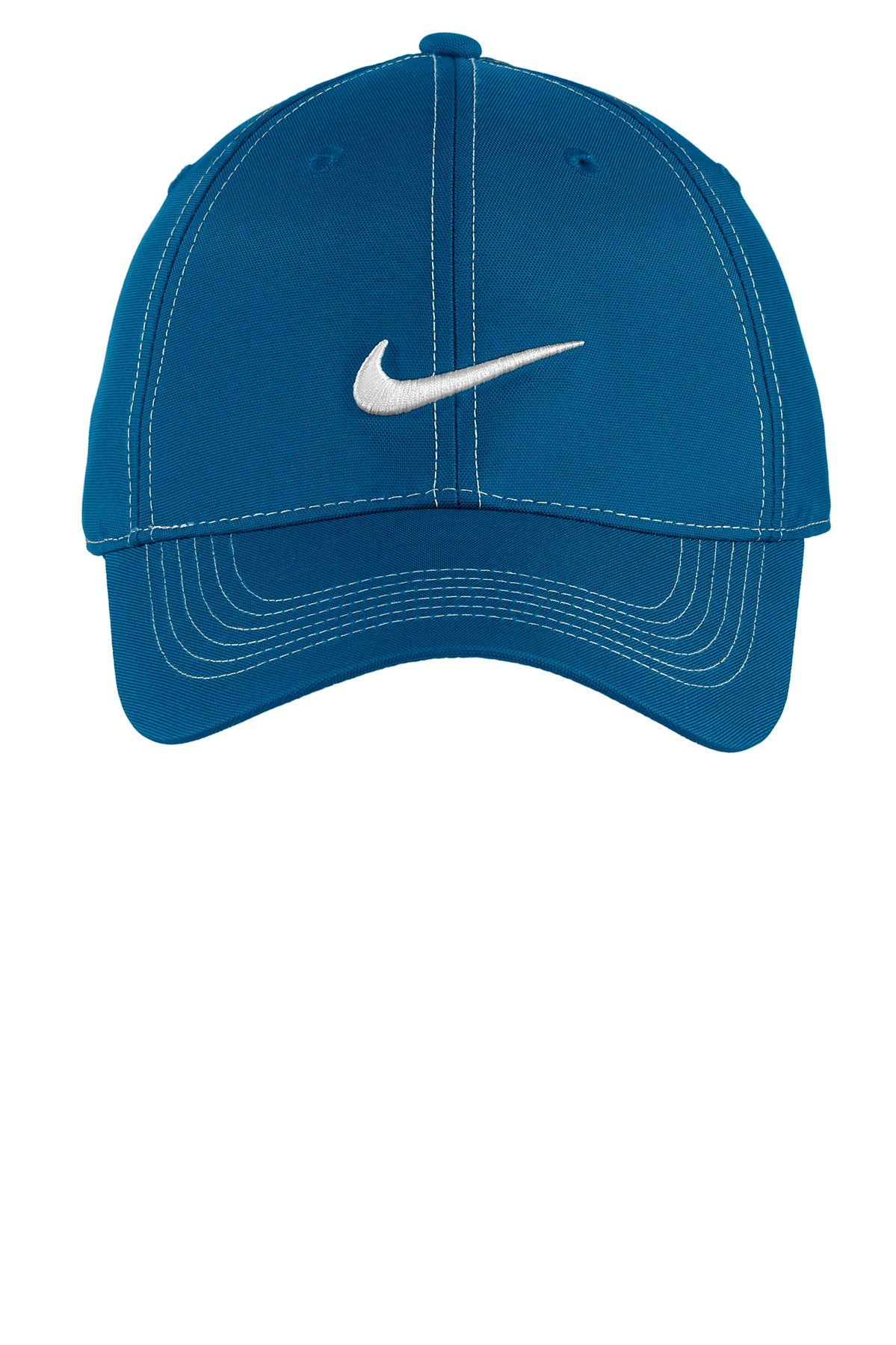 Nike Swoosh Front Cap — 333114 — Varsity Royal flat front