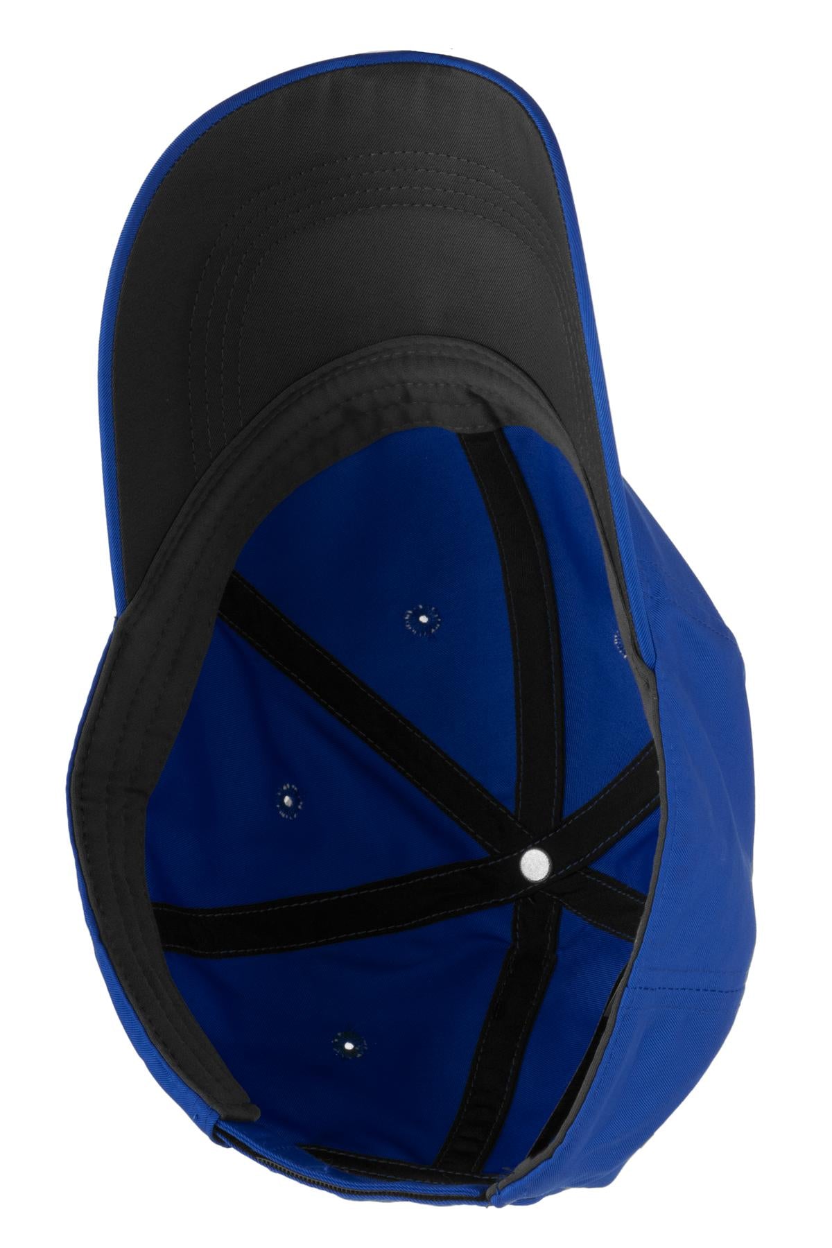 Nike Dri-FIT Swoosh Front Cap — 548533 — Game Royal/ White flat front