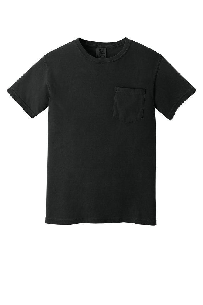 Comfort Colors 100% Cotton Pocket T-shirt - Embroidered — 6030