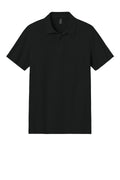 Gildan Softstyle Pique Polo - Printed — 64800 — Black flat front