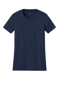 Gildan Women's Midweight Softstyle Jersey T-shirt — 65000L — Navy flat front