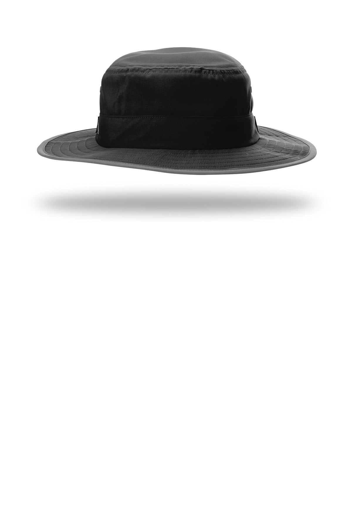 Richardson Lite Wide Brim Hat — 810 — Black flat front