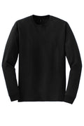 Gildan DryBlend 50/50 Long Sleeve T-shirt — 8400 — Black flat front
