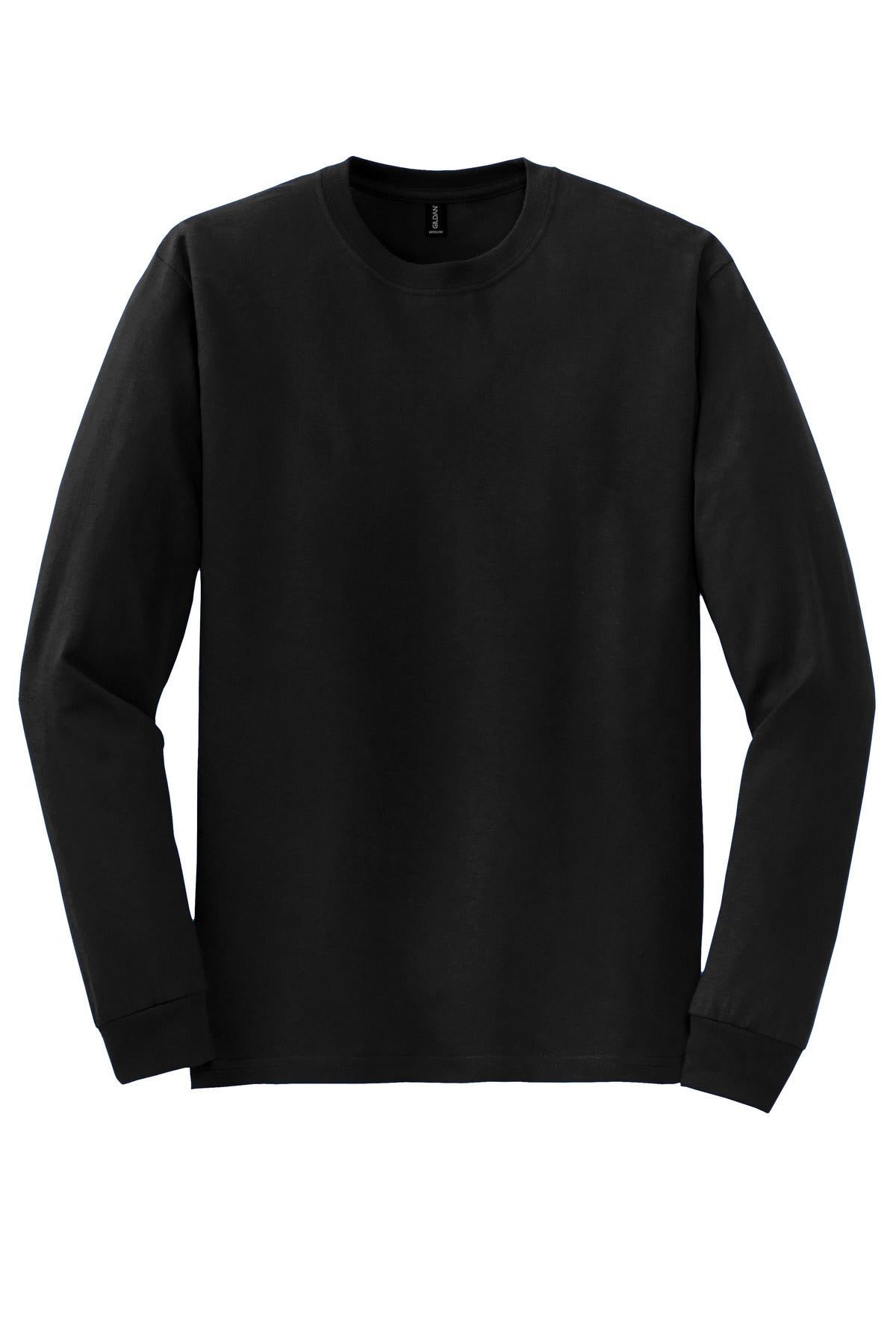 Gildan DryBlend 50/50 Long Sleeve T-shirt — 8400 — Black flat front
