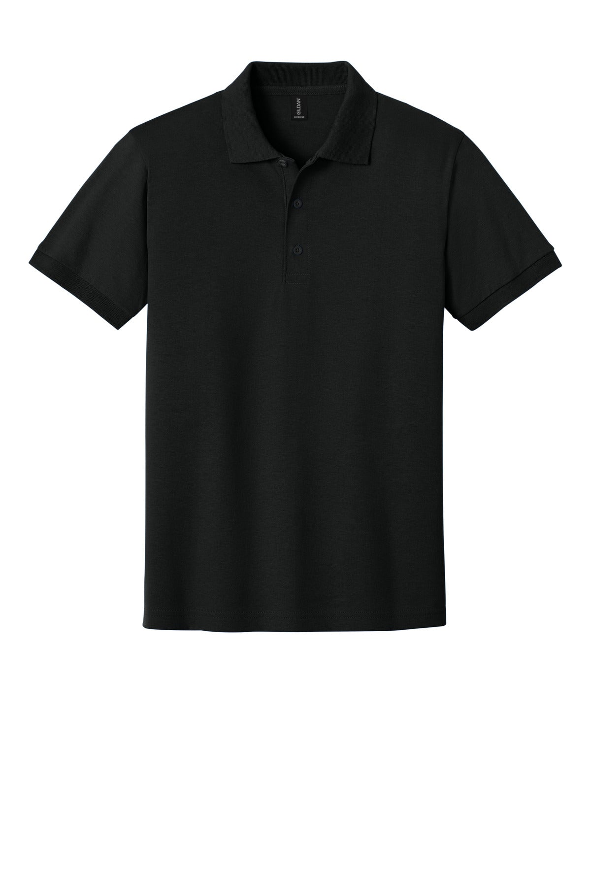 Gildan DryBlend 50/50 Jersey Polo — 8800 — Black flat front