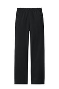 Jerzees Open Bottom Sweatpants — 974MP — Black flat front