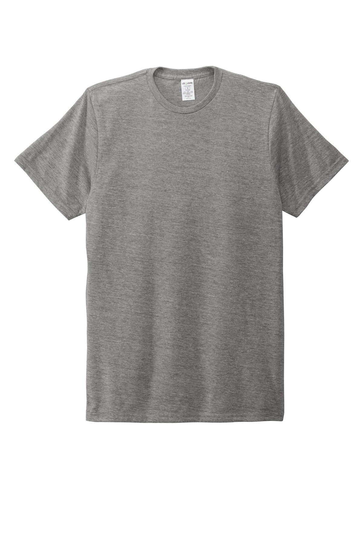Allmade Youth Tri-Blend T-shirt — AL2004 — Aluminum Grey flat front