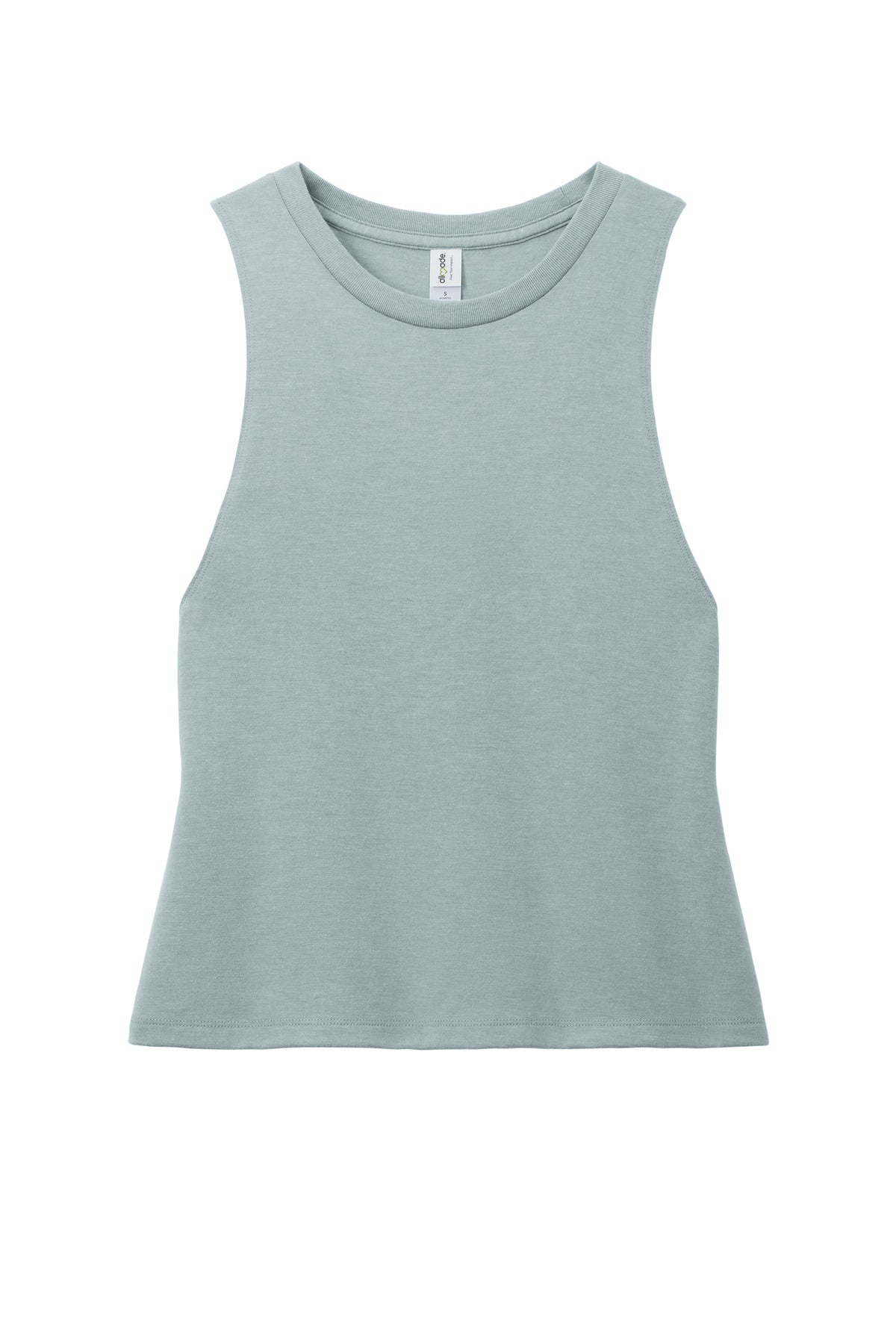 Allmade Women's Recycled Tri-Blend Muscle Tank — AL2020 — Aluminum Grey flat front