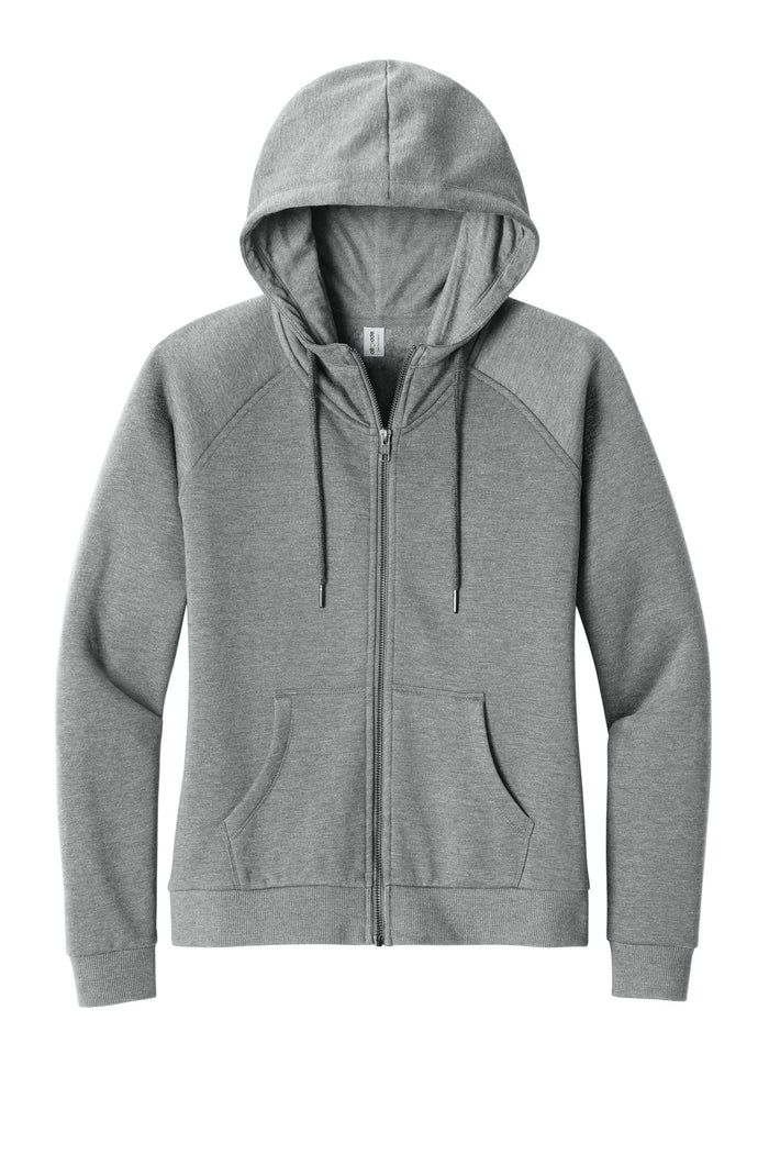 Allmade Women's Organic Jersey Blend Fleece Zip Hoodie — AL5003