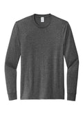 Allmade Recycled Blend Crewneck Long Sleeve T-shirt — AL6204 — Reloaded Charcoal Heather flat front