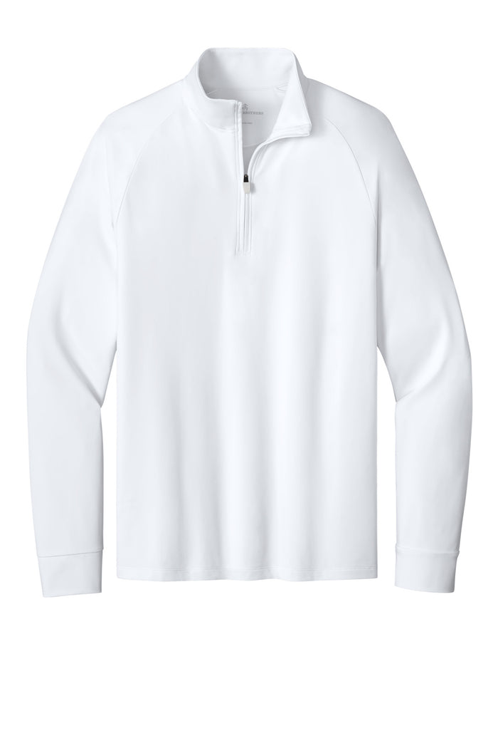 Brooks Brothers Luxe Performance Recycled UPF 50+ Quarter Zip Pullover — BB18214