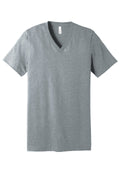 Bella + Canvas Jersey V-Neck T-shirt — BC3005CVC — Athletic Heather flat front