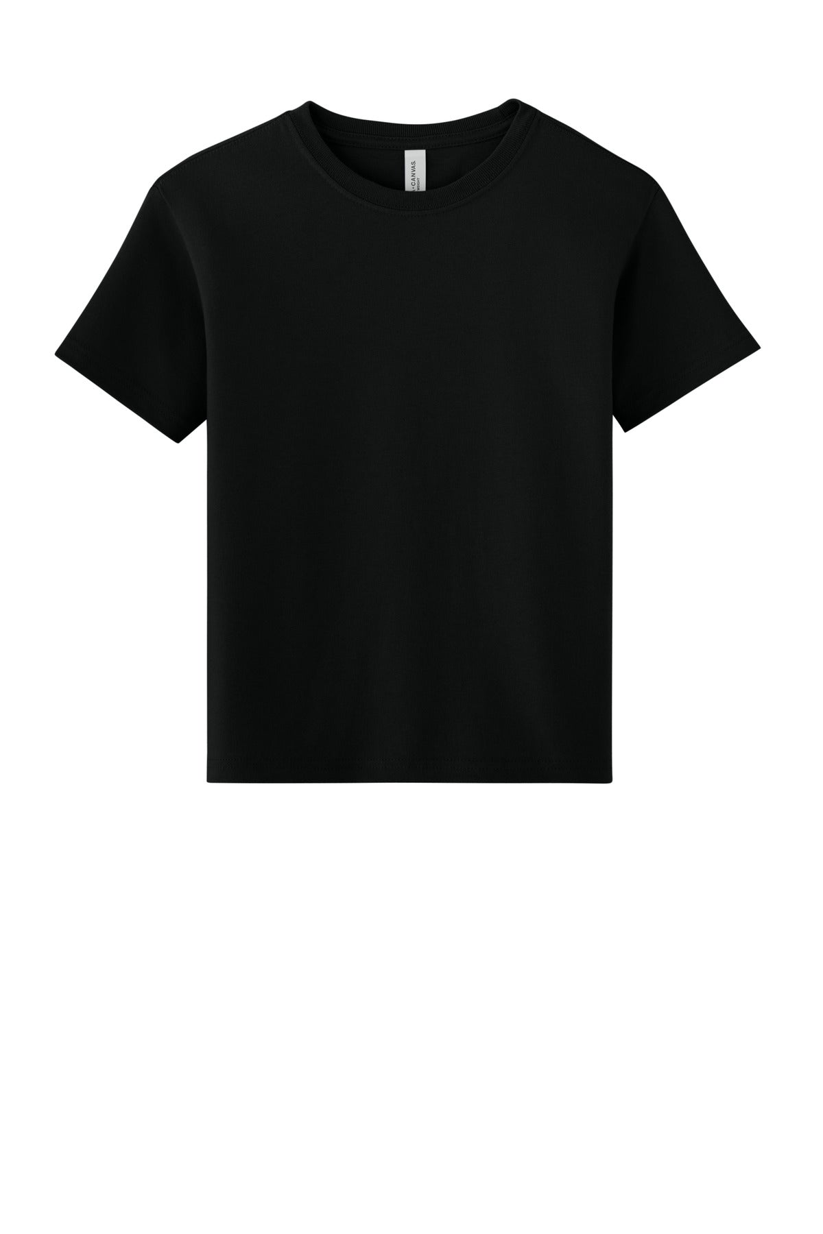 Bella + Canvas Drop Shoulder Heavyweight T-shirt — BC3010Y — Black flat front