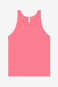 Bella + Canvas Youth Heather Jersey Blend Tank — BC3480CVC — Neon Pink flat front
