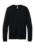 Canada - Bella + Canvas Long Sleeve Jersey T-shirt — BC3501 — Black flat front