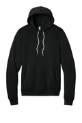 Embroidered Bella + Canvas Ultra Soft Pullover Hoodie — BC3719 — Black flat front