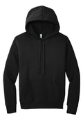 Bella + Canvas Ultra Soft Drop Shoulder Pullover Hoodie — BC3729 — Black flat front