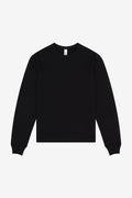 Bella + Canvas Youth Ultra Soft Crewneck Sweatshirt — BC3901Y — Black flat front