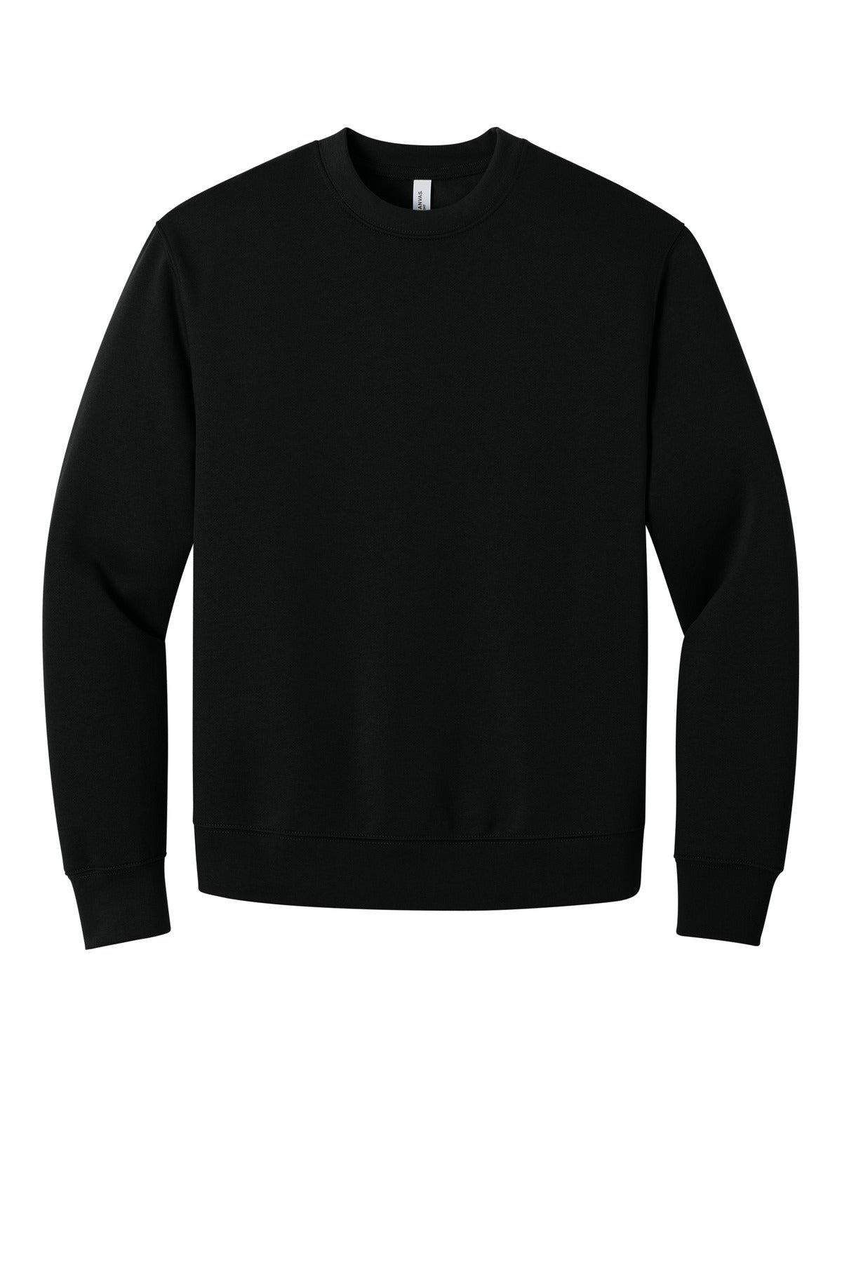 Bella + Canvas Heavyweight Crewneck Sweatshirt — BC4711 — Black flat front