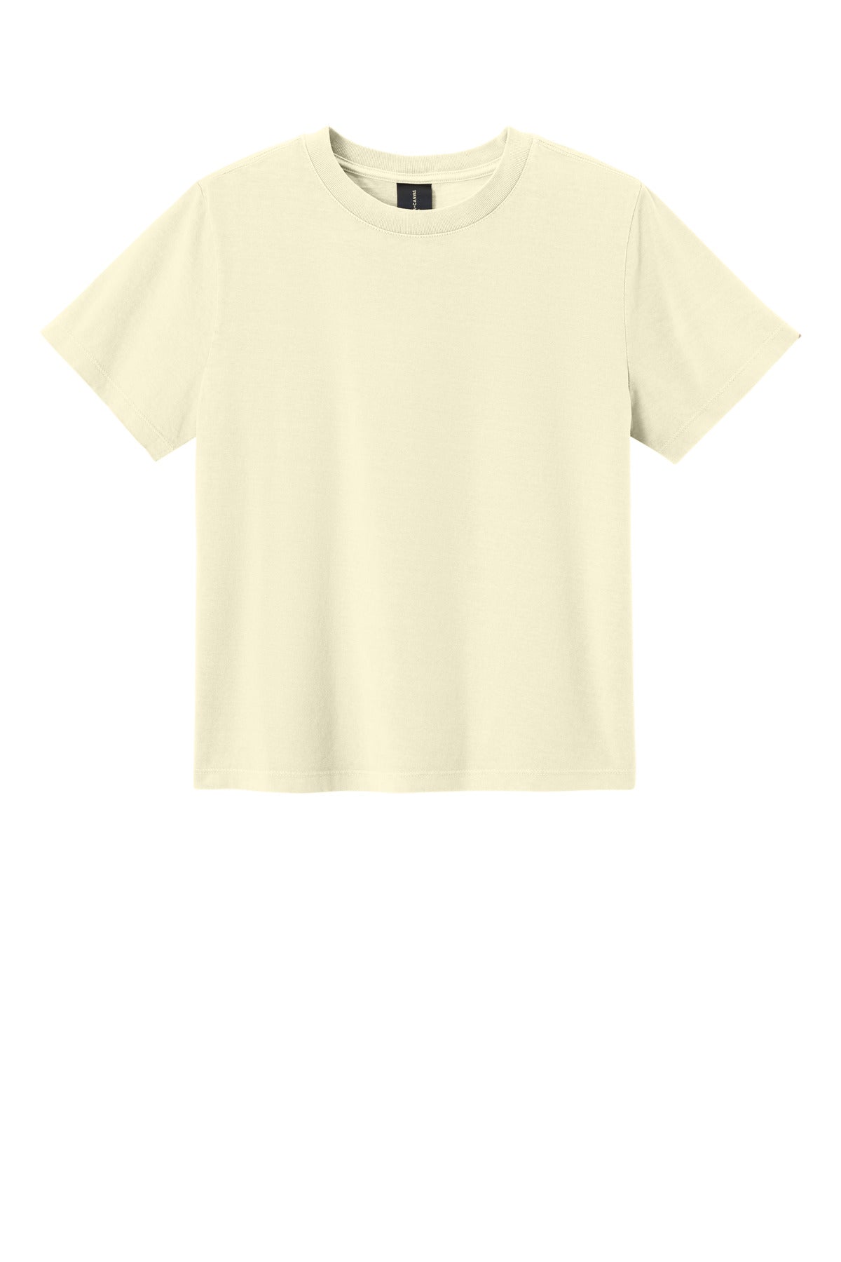 Bella + Canvas Women's Heavyweight Garment-Dyed T-shirt — BC6110GD — Buttermilk flat front