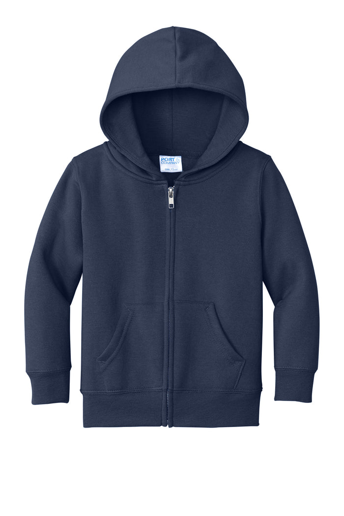 Port & Company Toddler Core 50/50 Zip Hoodie — CAR78TZH