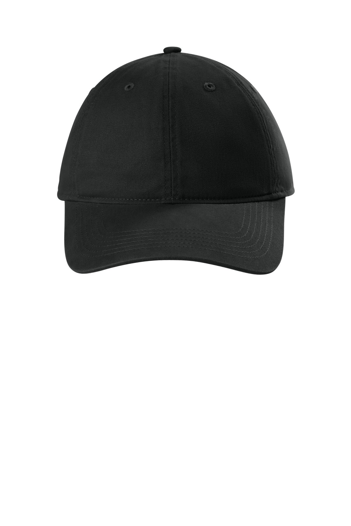 Comfort Colors Sunwashed Unstructured Baseball Hat — CCSC0 — Black flat front