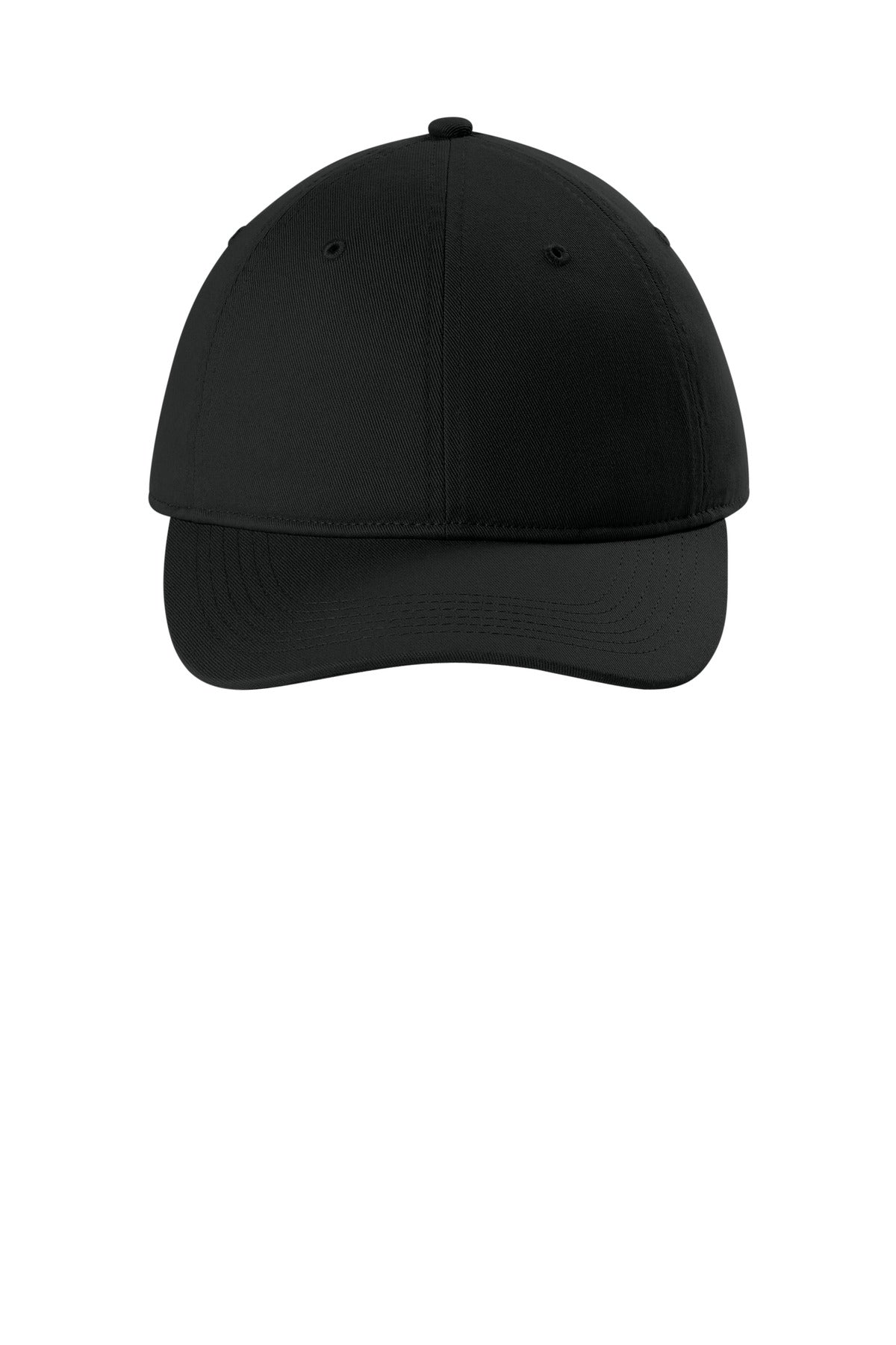 Comfort Colors Coastal Washed Hat — CCWC0 — Black flat front