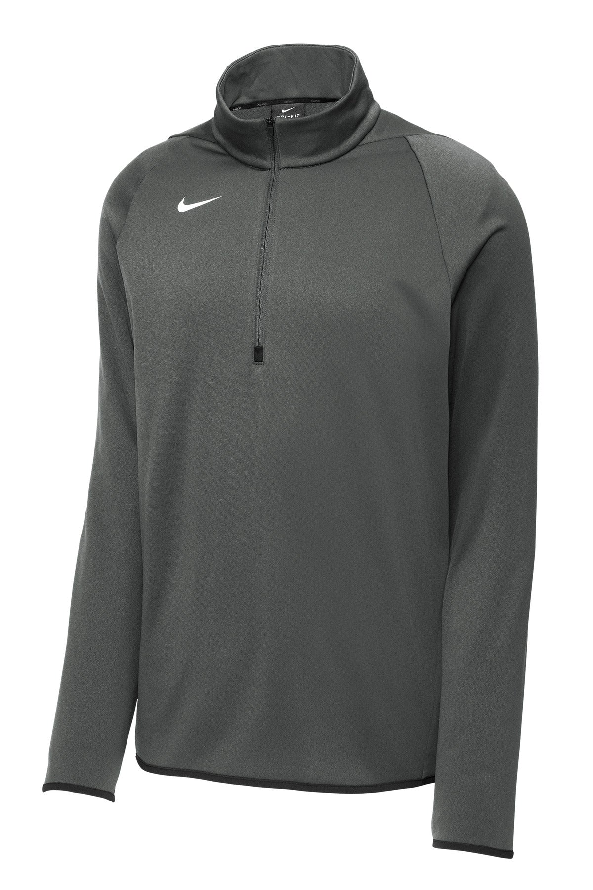 Nike Therma-FIT Performance Quarter Zip Sweatshirt — CN9492 — Team Anthracite flat front