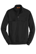 CornerStone Tactical Quarter Zip Job Shirt — CS626 — Black flat front