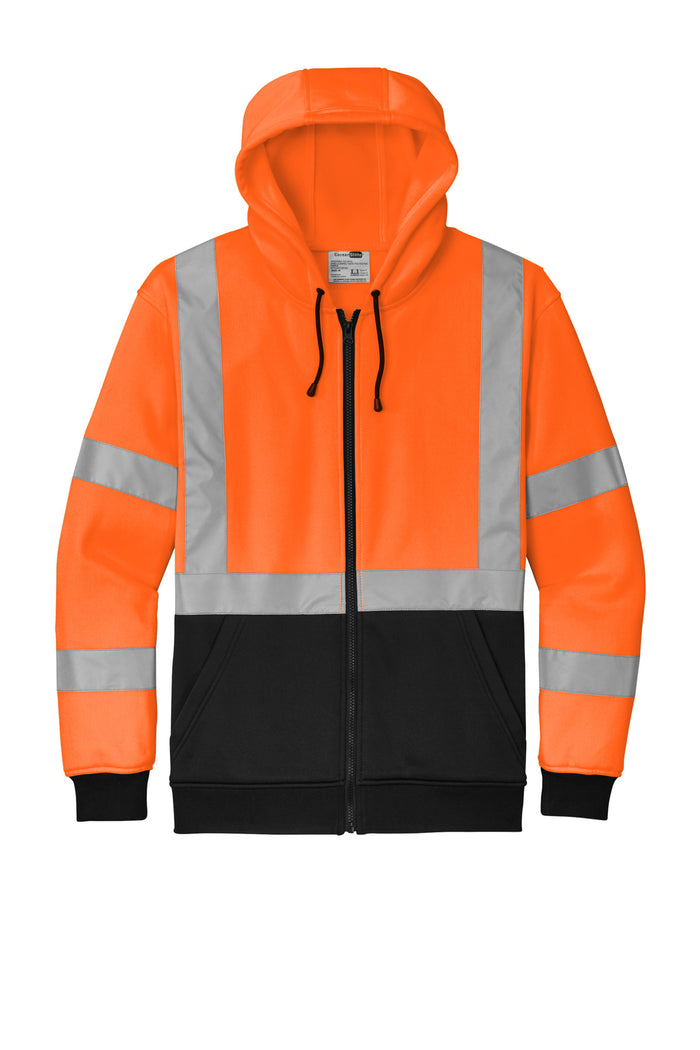 CornerStone Class 3 Heavy Duty Fleece Safety Zip Hoodie — CSF300