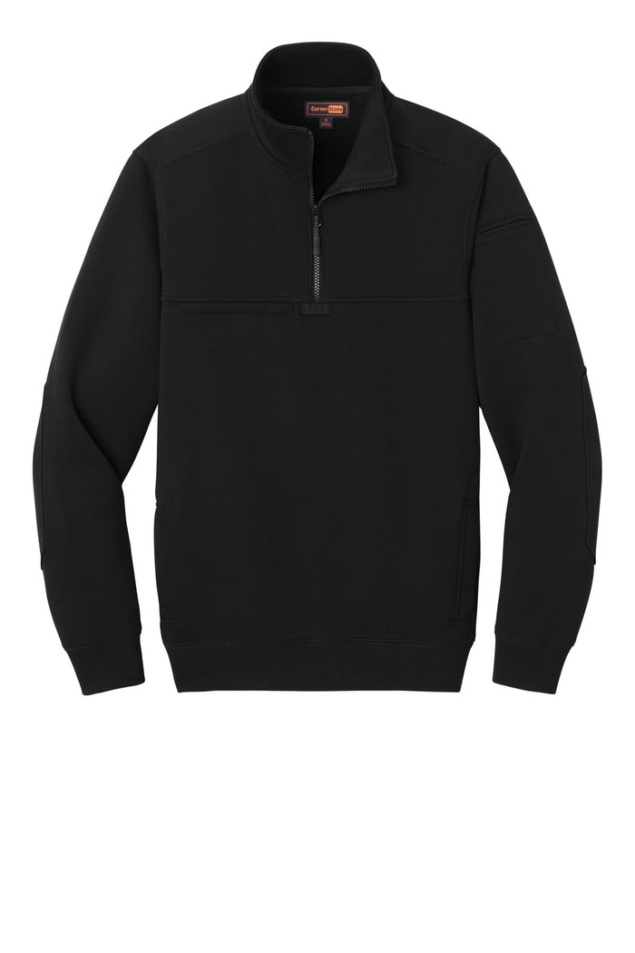 CornerStone Tough Fleece Quarter Zip Job Shirt — CSF635