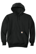 Carhartt Rain Defender Paxton Heavyweight Hooded Sweatshirt - Embroide — CT100615 — Black flat front