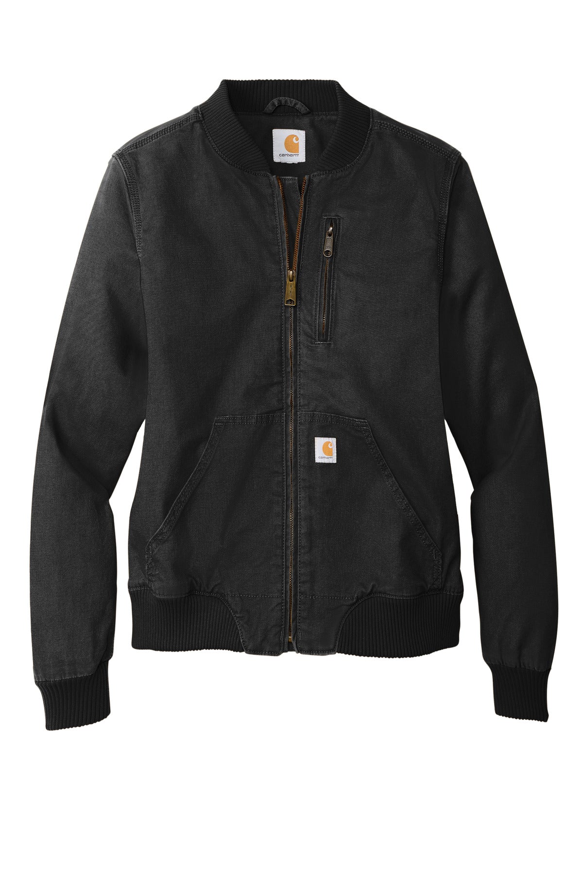 Carhartt  Women's Rugged Flex  Crawford Jacket — CT102524 — Black flat front