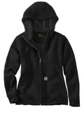 Carhartt  Women's Clarksburg Full-Zip Hoodie — CT102788 — Black flat front