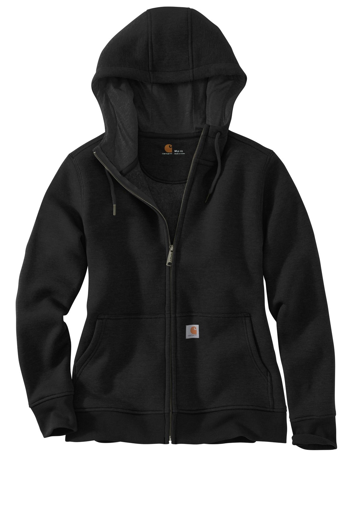 Carhartt  Women's Clarksburg Full-Zip Hoodie — CT102788 — Black flat front