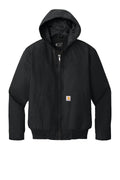 Carhartt  Washed Duck Active Jac — CT104050 — Black flat front