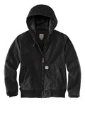 Carhartt  Women's Washed Duck Active Jac — CT104053 — Black flat front